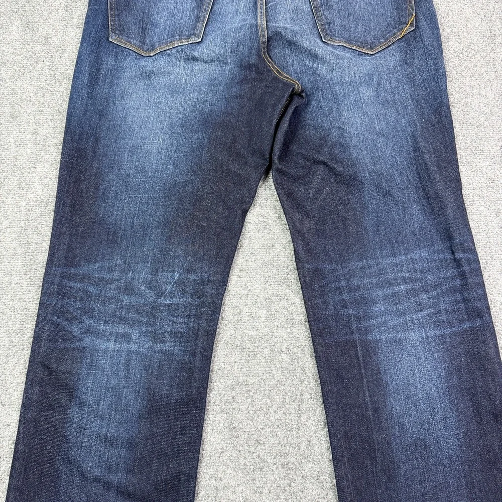 Banana Republic Jeans Mens 38x32 Slim Fit Straight Leg Dark Wash Stretch Denim
